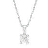 Thumbnail Image 1 of 1/4 CT. Certified Diamond Solitaire Pendant in 14K White Gold (I/I1)