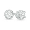 Thumbnail Image 1 of 1/6 CT. T.W. Diamond Solitaire Stud Earrings in Sterling Silver