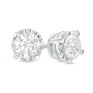 Diamond Stud Earrings 1/4 ct tw Round-Cut 10K Yellow Gold