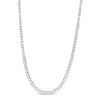 Thumbnail Image 1 of Lab-Created White Sapphire Tennis Necklace in Sterling Silver - 17&quot;