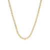 Thumbnail Image 1 of 1 CT. T.W. Diamond Two-Stone &quot;S&quot; Curve Tennis Necklace in Sterling Silver with Yellow Rhodium - 17&quot;