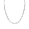 Thumbnail Image 0 of 6.88mm Flat Omega Chain Necklace in Sterling Silver - 18"