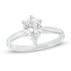 Thumbnail Image 1 of 1 CT. Certified Pear-Shaped Diamond Solitaire Engagement Ring in 14K White Gold (I/I2)