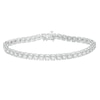 Thumbnail Image 3 of 2 CT. T.W. Diamond Vintage-Style Tennis Bracelet in 10K White Gold - 7.5&quot;