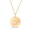 Thumbnail Image 1 of Small Disc Uppercase &quot;G&quot; Pendant in 10K Gold