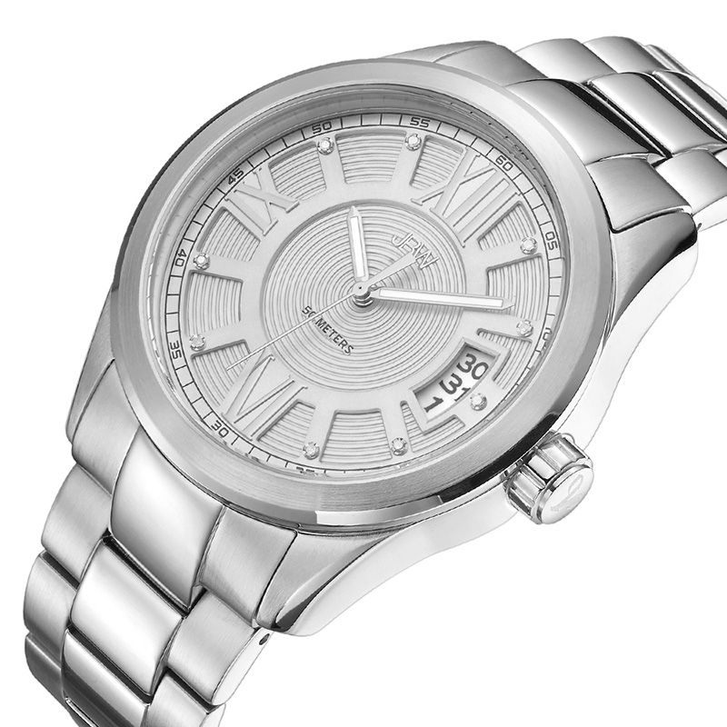 Main Image 2 of Men's JBW Bond 1/10 CT. T.W. Diamond Watch with Silver-Tone Dial (Model: J6311B)