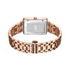 Thumbnail Image 2 of Ladies' JBW Mink 1/8 CT. T.W. Diamond and Crystal 18K Rose Gold Plate Watch with Rectangular Dial (Model: J6358C)