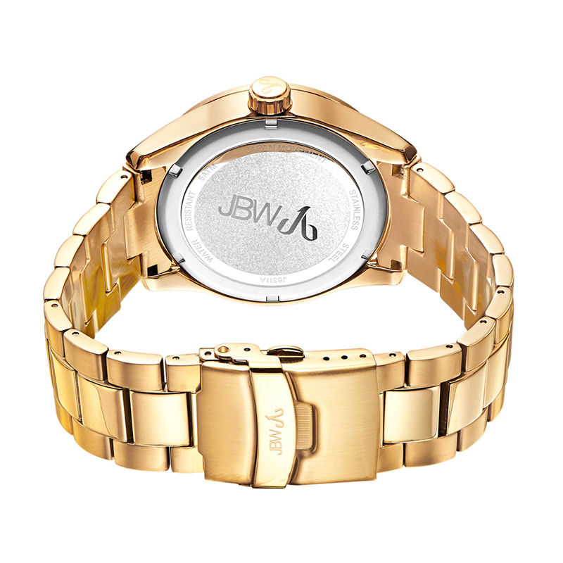 Main Image 3 of Men's JBW Bond 1/10 CT. T.W. Diamond 18K Gold Plate Watch with Gold-Tone Dial (Model: J6311A)