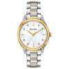 Thumbnail Image 1 of Ladies' Bulova Sutton Diamond Accent Two-Tone Watch with Mother-of-Pearl Dial (Model: 98P184)