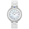 Thumbnail Image 1 of Ladies' Bulova Rubaiyat 1/3 CT. T.W. Diamond Ceramic Watch with Mother-of-Pearl Dial (Model: 98R265)