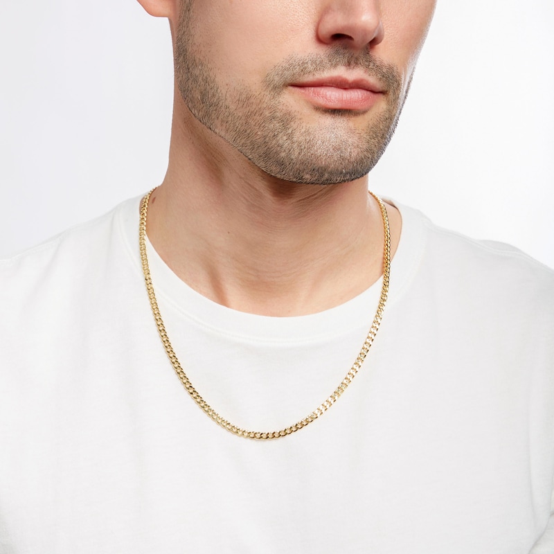 Curb Chain Necklace (Gold)