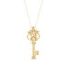 Thumbnail Image 1 of Made in Italy Vintage-Style Key Pendant in 14K Gold