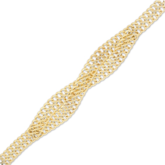 Made in Italy 3.8mm Rope Chain Bracelet in 14K Gold - 7.5