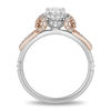 Thumbnail Image 3 of Enchanted Disney Snow White 1 CT. T.W. Oval Diamond Frame Bow Engagement Ring in 14K Two-Tone Gold