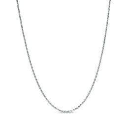 030 Gauge Diamond-Cut Foxtail Chain Necklace in Sterling Silver - 18&quot;