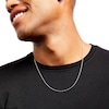 Thumbnail Image 2 of 030 Gauge Diamond-Cut Foxtail Chain Necklace in Sterling Silver - 22&quot;