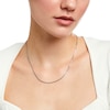 Thumbnail Image 2 of 035 Gauge Diamond-Cut Wheat Chain Necklace in Sterling Silver - 18&quot;