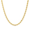 Thumbnail Image 1 of Men's 2.7mm Rope Chain Necklace in Hollow 14K Gold - 24&quot;