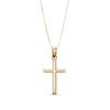 Thumbnail Image 1 of Slope-Ends Cross Pendant in 14K Gold