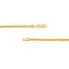 Thumbnail Image 4 of 2.4mm Round Box Chain Necklace in 14K Gold - 20&quot;