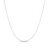 Thumbnail Image 1 of Men's 1.25mm Diamond-Cut Wheat Chain Necklace in Solid 14K White Gold - 18&quot;