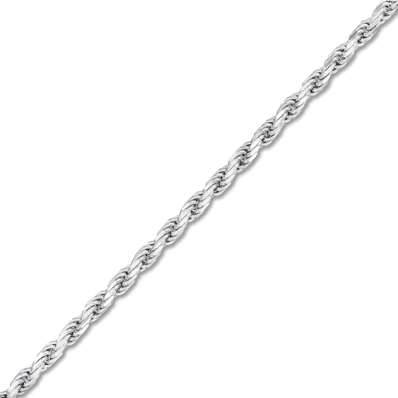 Main Image 1 of 2.2mm Rope Chain Bracelet in Solid Sterling Silver  - 8.5&quot;