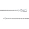 Thumbnail Image 3 of 2.2mm Rope Chain Bracelet in Solid Sterling Silver  - 8.5&quot;