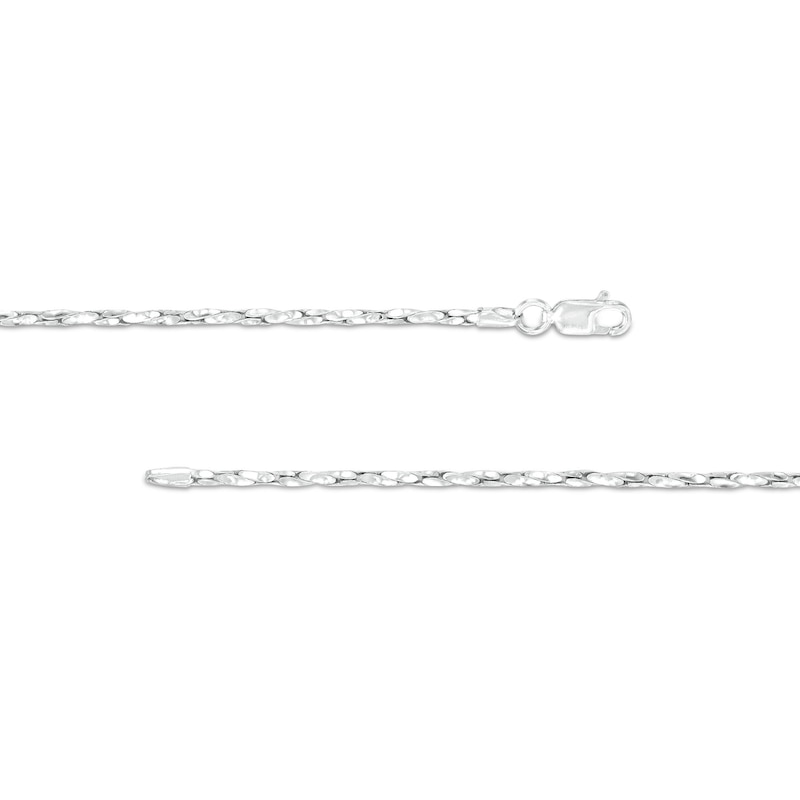 Men's 2.0mm Twisted Chain Necklace in Solid Sterling Silver  - 20"