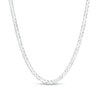 Thumbnail Image 0 of Men's 3.6mm Diamond-Cut Box Chain Necklace in Solid Sterling Silver  - 22"