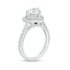 Thumbnail Image 2 of Vera Wang Love Collection 1-1/2 CT. T.W. Certified Heart-Shaped Diamond Frame Engagement Ring in 14K White Gold (I/SI2)