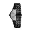 Thumbnail Image 2 of Ladies' Caravelle by Bulova Crystal Accent Black IP Watch with Black Dial (Model: 45L181)