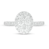 Thumbnail Image 3 of 3/4 CT. T.W. Oval Multi-Diamond Frame Ring in 10K White Gold