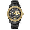 Thumbnail Image 1 of Men's JBW Jet Setter 1 CT. T.W. Diamond 18K Gold Plate and Black IP Watch with Two-Tone Dial (Model: J6370C)