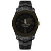 Thumbnail Image 4 of Men's JBW Jet Setter 1 CT. T.W. Diamond 18K Gold Plate and Black IP Watch with Two-Tone Dial (Model: J6370C)