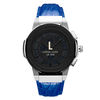 Thumbnail Image 3 of Men's JBW Saxon 1/6 CT. T.W. Diamond Strap Watch with Blue Dial (Model: JB-6101L-10B)