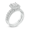 Thumbnail Image 1 of 2 CT. T.W. Quad Princess-Cut Diamond Frame Bridal Set in 14K White Gold