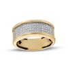 Thumbnail Image 0 of Men's 3/4 CT. T.W. Diamond Multi-Row Band in 10K Gold