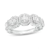 Thumbnail Image 1 of 1 CT. T.W. Octagon Multi-Diamond Five Stone Ring in 14K White Gold