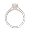 Thumbnail Image 3 of Zales Private Collection 1 CT. T.W. Certified Colorless Diamond Engagement Ring in 14K Two-Tone Gold (F/I1)