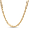 Thumbnail Image 0 of Made in Italy 030 Gauge Multi-Strand Cable Chain Necklace in Sterling Silver with 18K Gold Plate - 18"