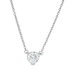 Thumbnail Image 1 of Zales Private Collection 1/3 CT. Certified Colorless Diamond Solitaire Necklace in 14K White Gold (F/I1)