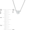 Thumbnail Image 4 of Zales Private Collection 1/3 CT. Certified Colorless Diamond Solitaire Necklace in 14K White Gold (F/I1)