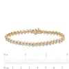 Thumbnail Image 4 of 1 CT. T.W. Diamond &quot;S&quot; Tennis Bracelet in 10K Gold