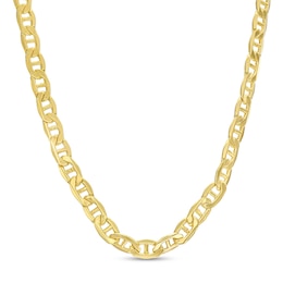 Men's 3.2mm Mariner Chain Necklace in Hollow 14K Gold - 24&quot;