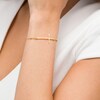 Thumbnail Image 2 of Curved Sideways Cross Bolo Bracelet in 10K Gold - 9.25&quot;