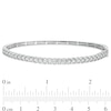 Thumbnail Image 3 of 1 CT. T.W. Diamond Bangle in 10K White Gold - 7.5&quot;