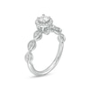 Thumbnail Image 3 of 1/2 CT. T.W. Diamond Frame Vintage-Style Engagement Ring in 14K White Gold