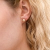 Thumbnail Image 2 of 7.0mm Diamond-Cut Ball Stud Earrings in 14K Gold