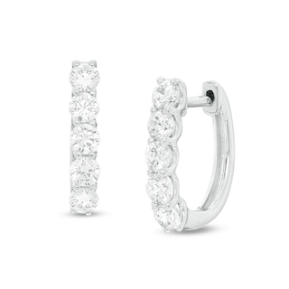 Jared’s Hearts desire 1 Ct diamond hoop earrings current price $4,300  before tax