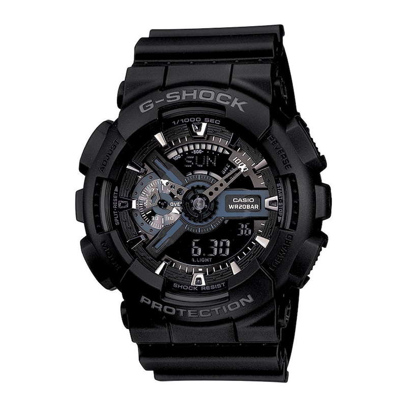 Main Image 1 of Men's Casio G-Shock Classic Black Resin Strap Watch (Model: GA110-1B)